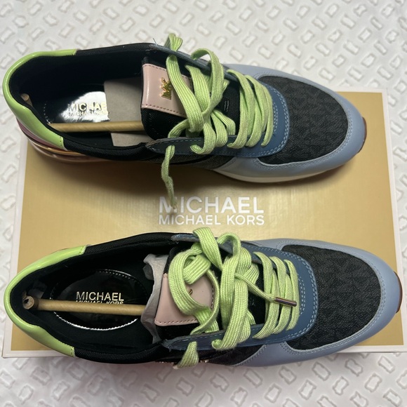 Michael Kors Black Multi Sneaker - Picture 3 of 6